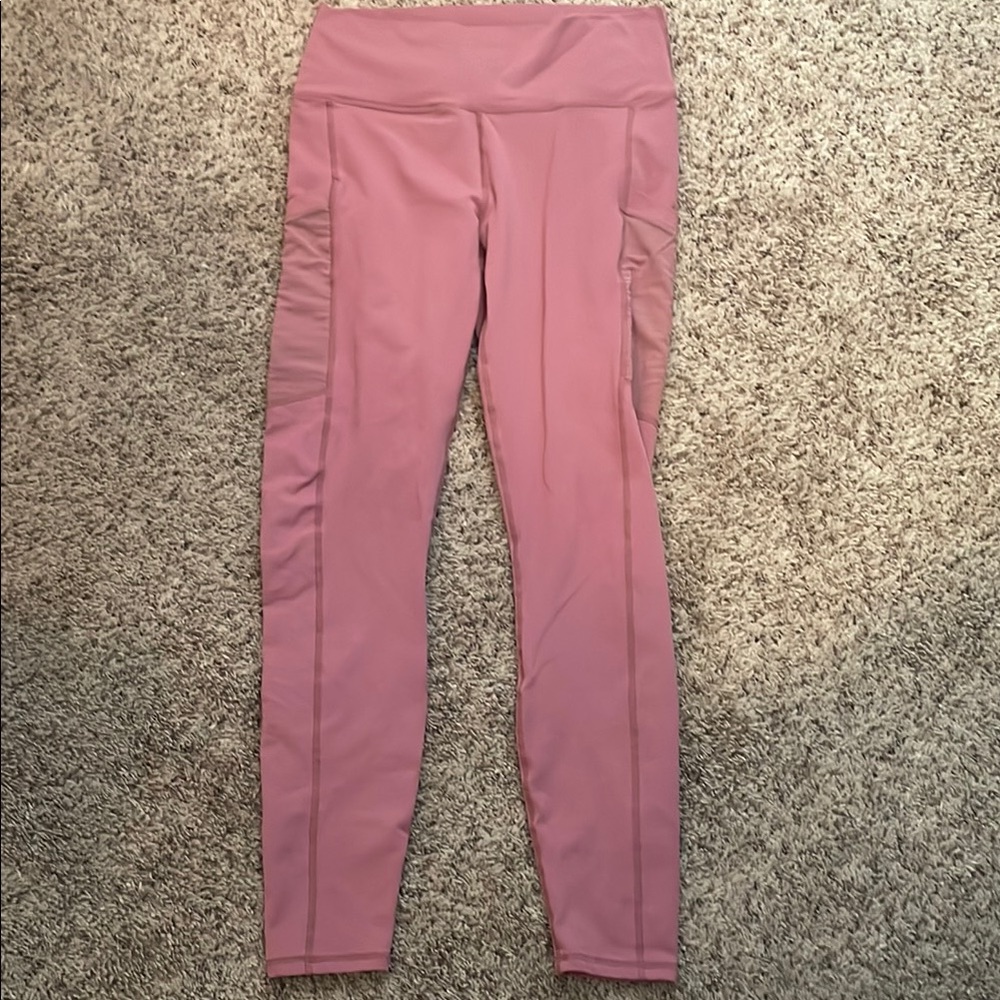 Fabletics Mauve PowerHold Leggings